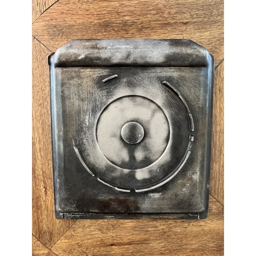 Vintage General Electric Griddle Stovetop Pan Rectangular Heat Ring Marked 2